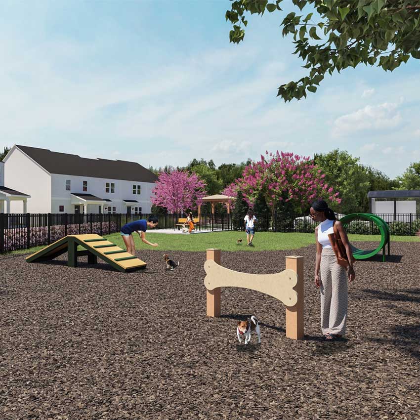 PET FRIENDLY TOWNHOMES WITH A COMMUNITY DOG PARK